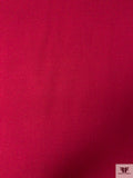 Italian Solid Double Wool Crepe - Royal Maroon