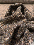 Italian Tweed Suiting - Browns / Greys / Black