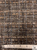Italian Tweed Suiting - Browns / Greys / Black