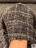 Italian Tweed Suiting - Browns / Greys / Black