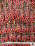 Italian Tweed Suiting - Watermelon / Multicolor