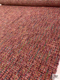 Italian Tweed Suiting - Watermelon / Multicolor
