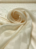 Geometric Silk Jacquard - Ivory