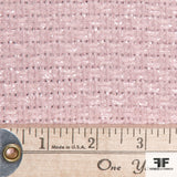 Basket Weave Cotton Suiting - Pink - Fabrics & Fabrics NY