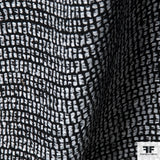 Abstract Suiting - Black/White - Fabrics & Fabrics NY