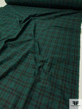 2-Ply Plaid Cotton Linen - Evergreen / Navy / Earth