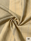 Vertical Multisize Striped Cotton Linen - Beige / Grey / Off-White