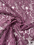 Anna Sui Floral Lines Guipure Lace - Mauve