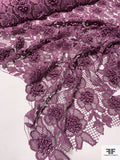 Anna Sui 3D Floral Polyps Guipure Lace - Mauve
