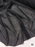 Mini Circles Guipure Lace - Black