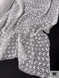 Swiss Paisley Guipure Lace - White