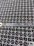 Swiss Geometric Grid Guipure Lace - Light Ivory