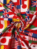 Flags of the World Printed Cotton Lawn - Multicolor