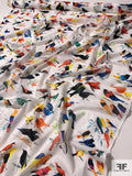 A Bird Convservatory Printed Cotton Voile - Multicolor