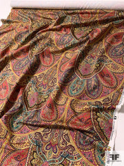 Marrakesh Paisley Printed Cotton Twill - Multicolor | FABRICS