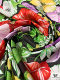 Botanical Floral Printed Cotton Voile - Multicolor