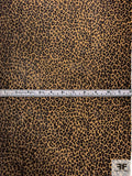 Baby Leopard Printed Stretch Tulle - Tan / Black