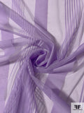 Vertical Shadow Striped Netting - Lavender