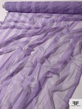 Vertical Shadow Striped Netting - Lavender
