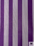 Vertical Shadow Striped Netting - Purple