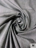 Basic Fine Cotton Shirting - Dark Grey