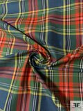 Plaid Tightly-Woven Yarn-Dyed Cotton Oxford - Multicolor