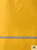 Mini Gingham Check Yarn-Dyed Cotton Shirting - Tangerine Yellow