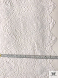 Lela Rose Medallion Eyelet Embroidered Cotton - White