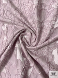 Floral Textured Brocade - Dusty Lavender