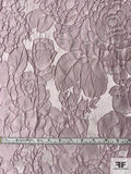 Floral Textured Brocade - Dusty Lavender