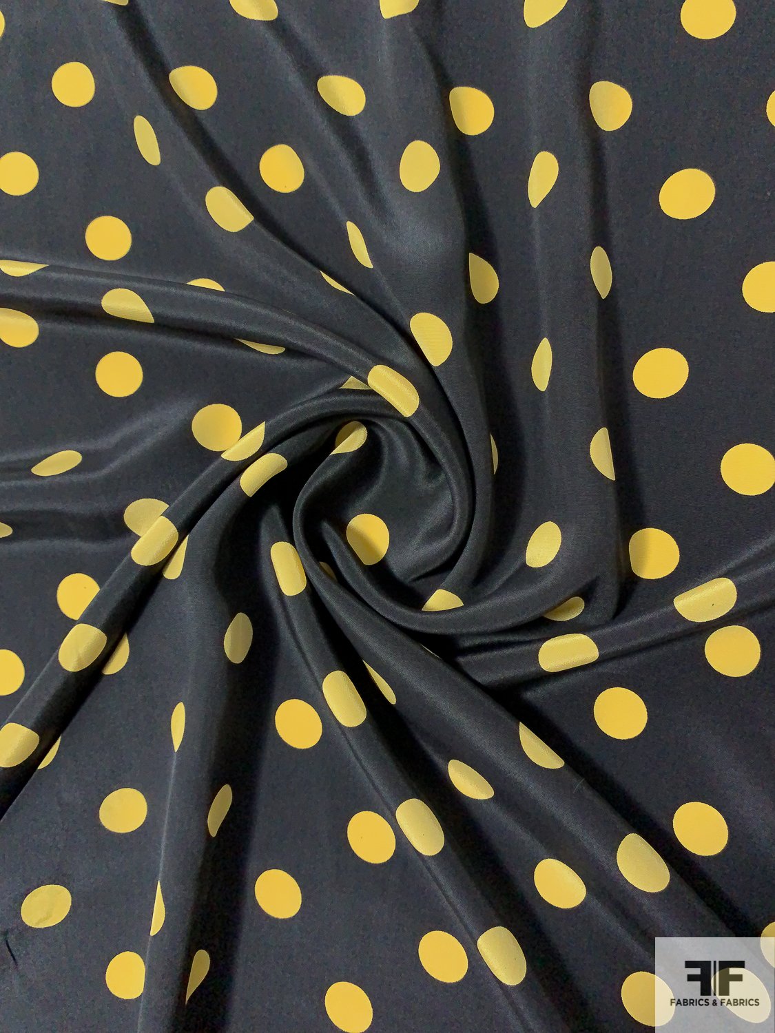 Polka Dot Polyester Crepe Fabric - 60" Wide, Sold By The Meter, Multi-Colored For Dressmaking & Crafts