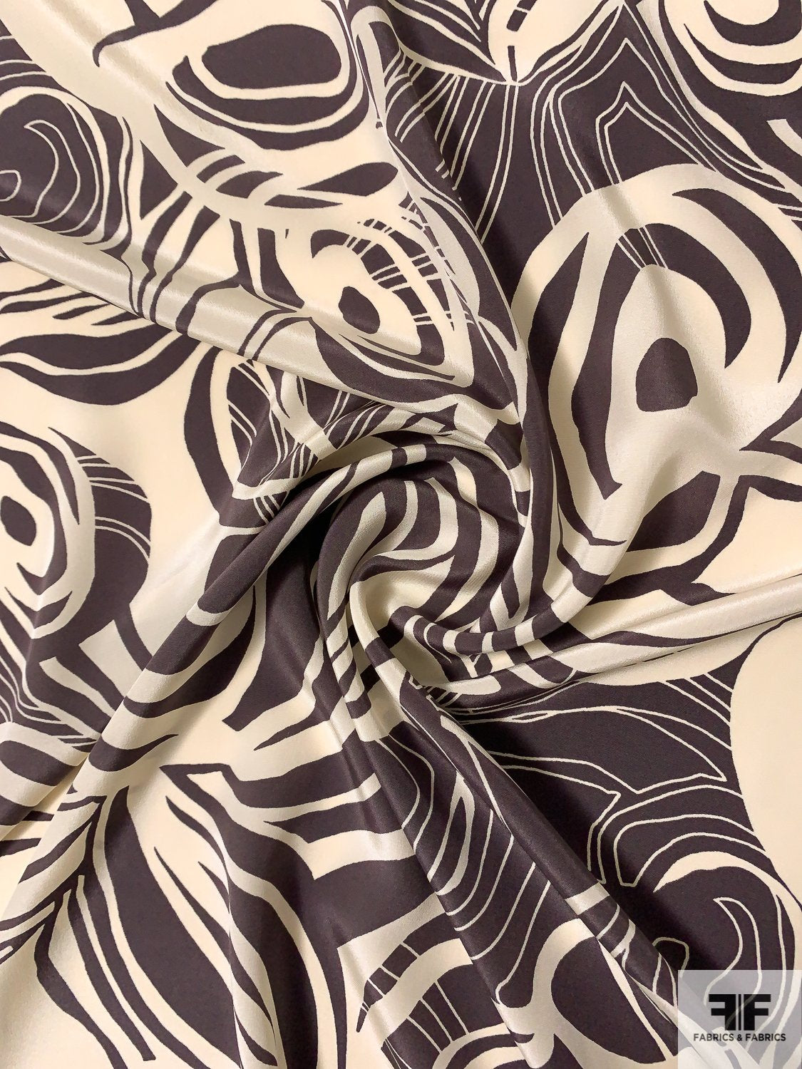 Artistic Lines - Floral Fabric by the Yard