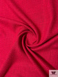Italian Basic Cotton Blend Suiting - Cranberry Red
