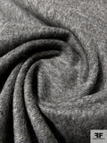 Italian Basic Wool Blend Brushed Suiting - Heathered Grey