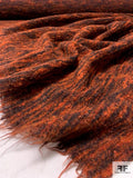 Italian Jacket Weight Mohair Wool - Rust / Orange / Brown
