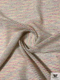Italian Open-Weave Cotton Suiting with Lurex - Multicolor
