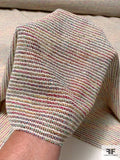 Italian Open-Weave Cotton Suiting with Lurex - Multicolor