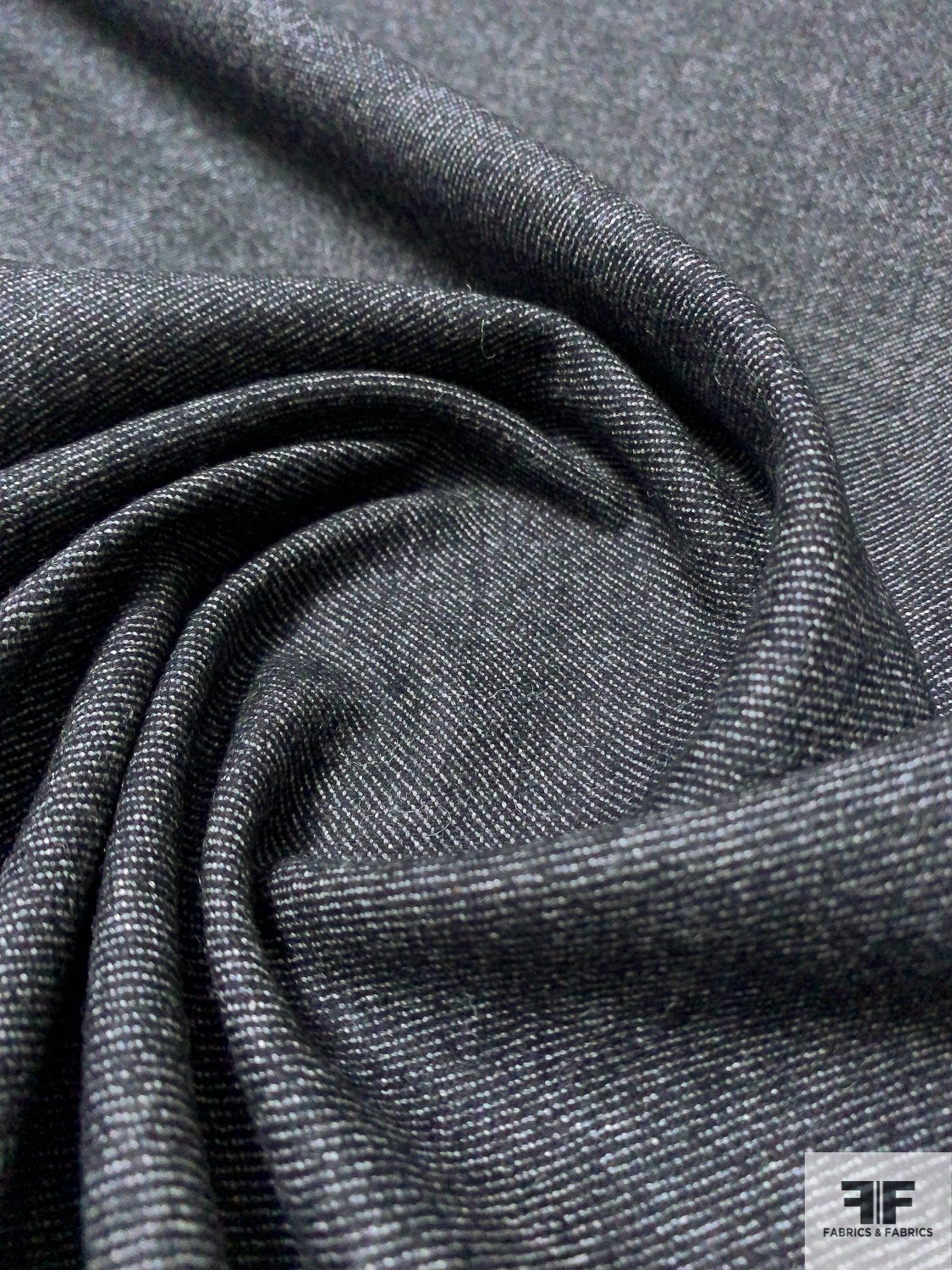 Twilled Flannel Wool Fabric 45%wool,30%polyester,25%viscose $4.2