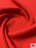 Italian Gentili Cotton Tweed Suiting - Blood Orange
