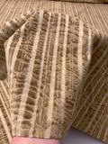 Vertical Emboss Striped Cotton Velveteen - Tan