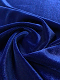 Basic Stretch Polyester Velvet - Royal Blue