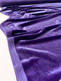 Basic Stretch Polyester Velvet - Amethyst Purple