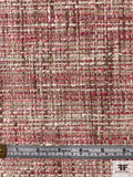 Italian Spring Cotton Tweed Suiting - Shades of Pink / Beige / Tan