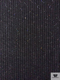 Italian Glam Pique-Weave Tweed with Tiny Sequins - Black