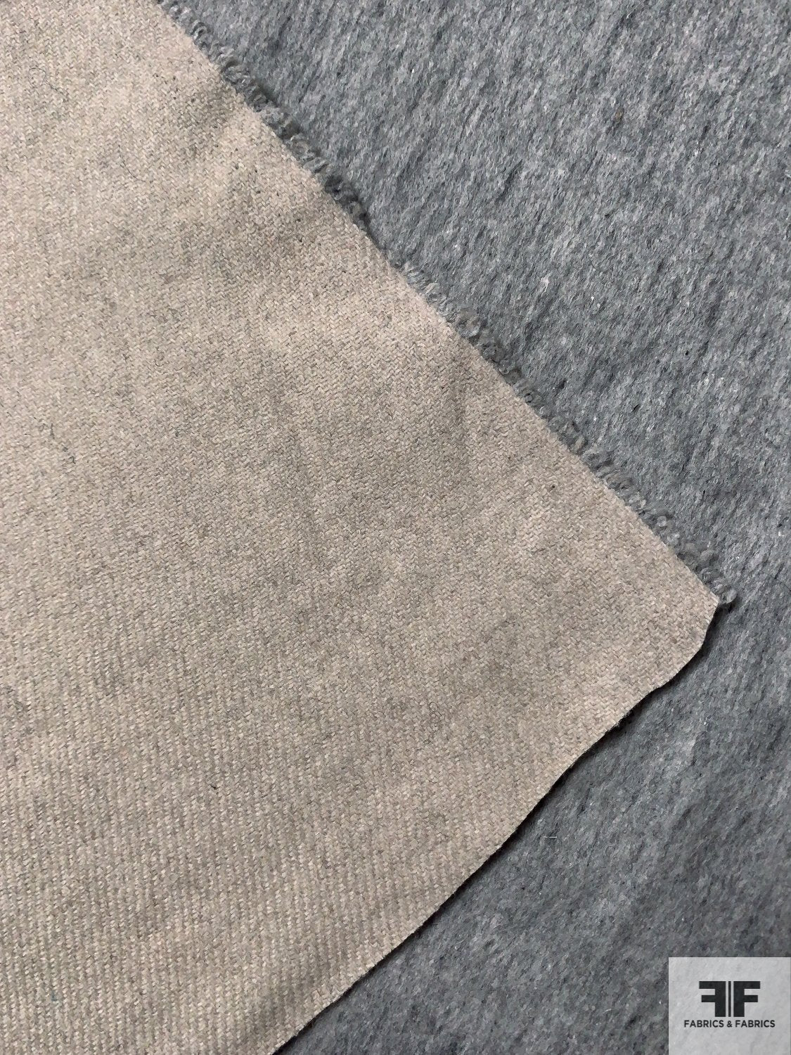 Poly/Wool Blend Knitted Coating Fabric