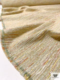 Italian Spring Tweed Ladies Suiting - Pastel Yellow / Pastel Green / Pastel Corals