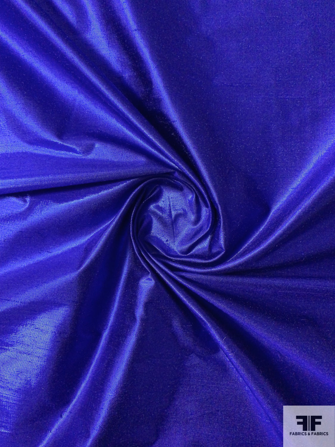 Silk and Lurex Tissue Lamé - Electric Royal Blue - Fabric by the Yard