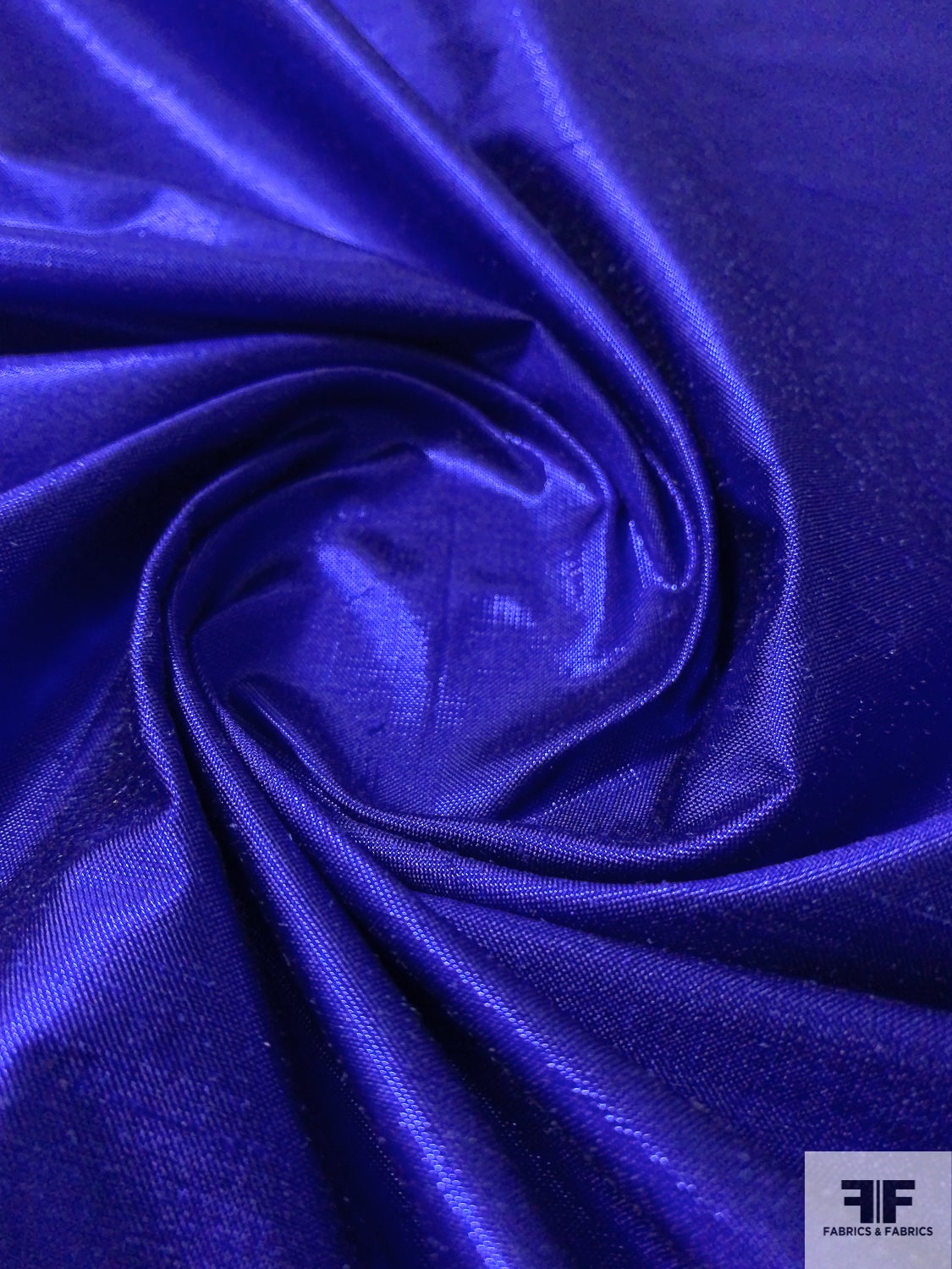 Silk and Lurex Tissue Lamé - Electric Royal Blue
