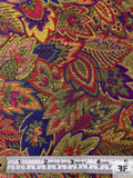 Italian Leaf Tapestry-Look Brocade - Multicolor