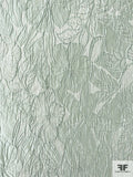 Floral Textured Brocade - Light Mint